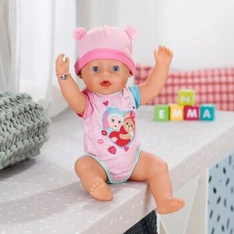 Babika BABY born Emma + postielka s kolotocom