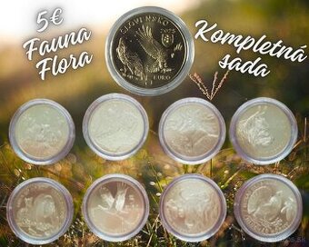 5€ Minca Fauna a Flóra , Kompletná Sada🌿 Predané