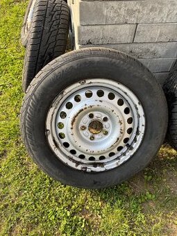 Plechové disky 5x108 R15 + pneu
