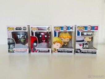 Predám Funko Pop figúrky (Deadpool, Demon Slayer, Star Wars)
