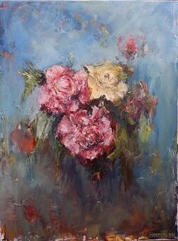 Obraz Igor Navrotskyi-Kvety zo záhrady