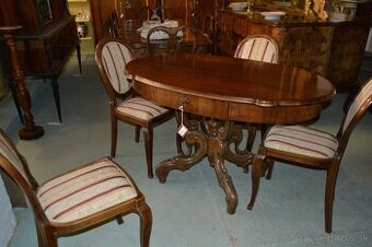 cajovy set so 4 stolickami