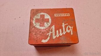 Plechová autolekárnička - aj s obsahom