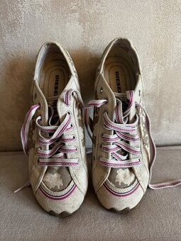 Dámské platené tenisky Diesel veľkosť 38