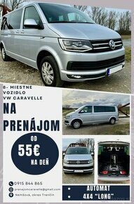 Prenájom /Požičovňa 8 miestne auto - VW Caravelle (caravela)
