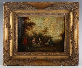 Predám starožitný obraz v dobovom ráme