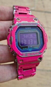 Casio G-Shock GW-B5600 cyberpunk mod pink