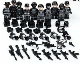 SWAT figurky 10 ks sada s o zbranami