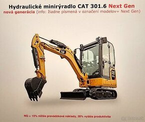 Predam minibager Cat 301.6 - 1