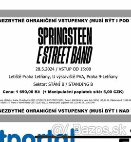 Bruce Springsteen Praha, 2x státie B