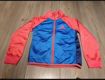 Adidas športová mikina so zipsom veľ. 128