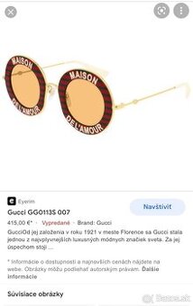 Slnečné okuliare Gucci GG0113S 007