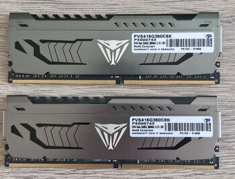 Patriot Viper DDR4 2x8GB 3600MHz CL18