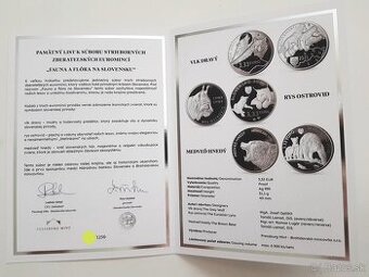 Pamätný list Fauna a flóra 3,33 euro