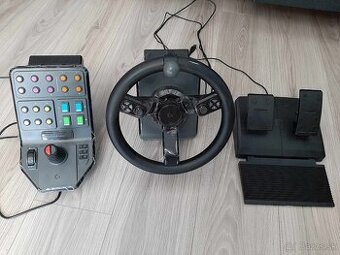 Logitech G Heavy Equipment Bundle - volant, pedále a panel s
