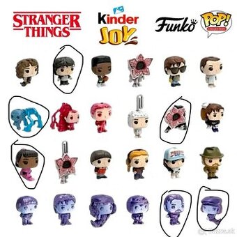 Predám/vymením postavičky Stragner Things Kinder Joy