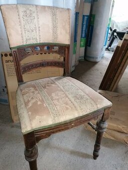 Starožitné stoličky drevené, začiatok 20.stor.