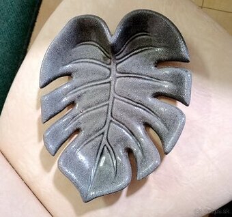 Keramická misa - list