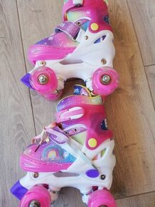 Detské kolieskové korčule pink