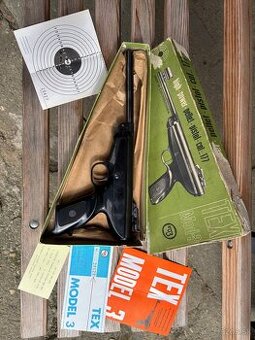 TEX MOD. 3 vzduchová pištoľ Made in Czechoslovakia