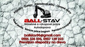 Zemné, Výkopové a stavebné práce na kľúč