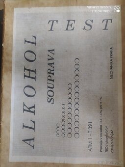 retro PC, hodiny, alkoho tester
