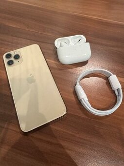 Apple iPhone 11 PRO GOLD + Apple AirPods Pro 2