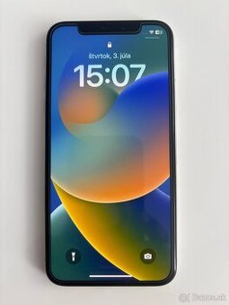 iPhone X strieborný