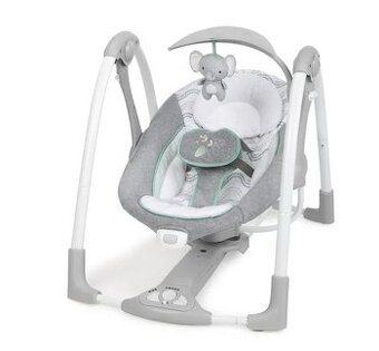 INGENUITY Hojdačka konvertibilná s adaptérom vibrujúca s mel