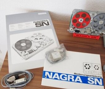 NAGRA SNN FULL TRACK Reel to Reel Spy Tape Recorder Full SET