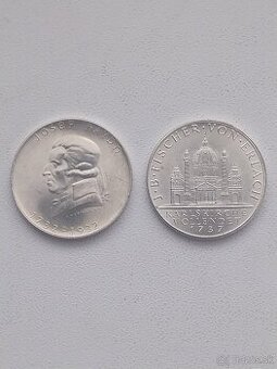 Strieborne mince  Rakúska a Kanady - 1