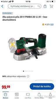 Pasova pila parkside nova