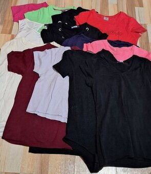 Balík dámskych tričiek veľ. S