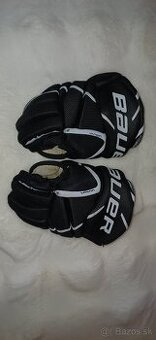 Predám detské hokejove rukavice BAUER
