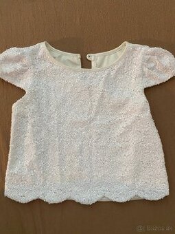 Flitrovaný letný top