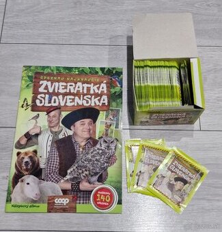 Album slovenské zvieratká Coop Jednota