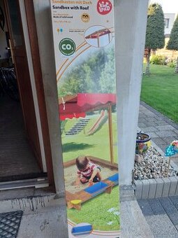 detské drevené pieskovisko