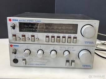 TESLA ZOSILŇOVAČ Z710A + RÁDIO T710A