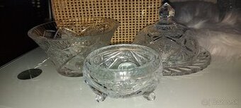 Bohemia Crystal krištáľové vázy ručná práca - brúsené ručne