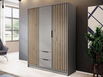 Šatniková skrina s nádstavcom Nová