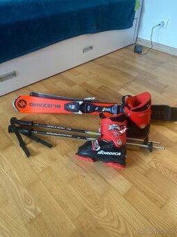 Komplet lyže Blizzard, lyžiarky, palice pre začiatočníka