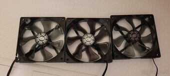 Predám 3 kusy tichých ventilátorov COOLERMASTER 120mm