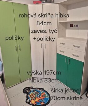 Detská izba FUNKY zelená