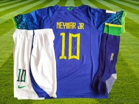 modrý dres Neymar Jr. Brasil World Cup