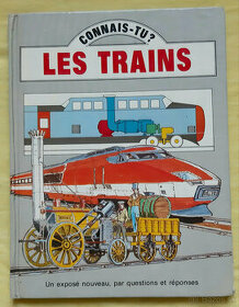Les trains - kniha o vlakoch vo francúzskom jazyku