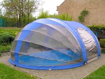 BAZÉNOVÉ ZASTŘEŠENÍ AZURO - VÝROBA NÁHRADNÍ PLACHTY