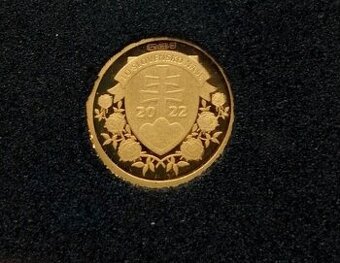 Zlatá medaila vznik Československa AU 999/1000