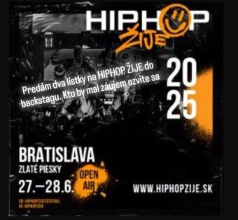 HIPHOP ŽIJE Backstage