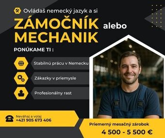 Mechanik / zámočník - s nemčinou