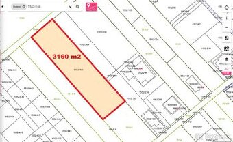 Stavebný pozemok na predaj – Bobrov, 3160 m²